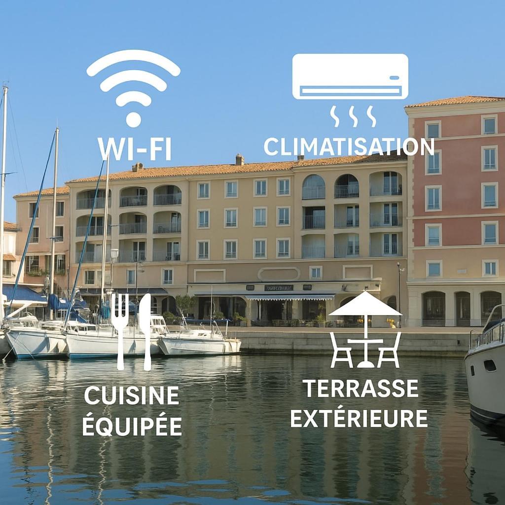 Appartement Les Terrasses Du Port Esterno foto